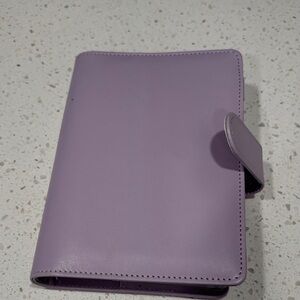 Lavender Leather Budget Planner
